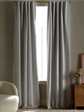 NWOT Quince 48x84 Cloud Linen Blackout Panel Set - Retail $184